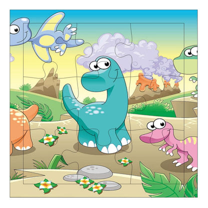 Otidge Dinosaurs wooden jigsaw puzzles, pack of 4 - image 3