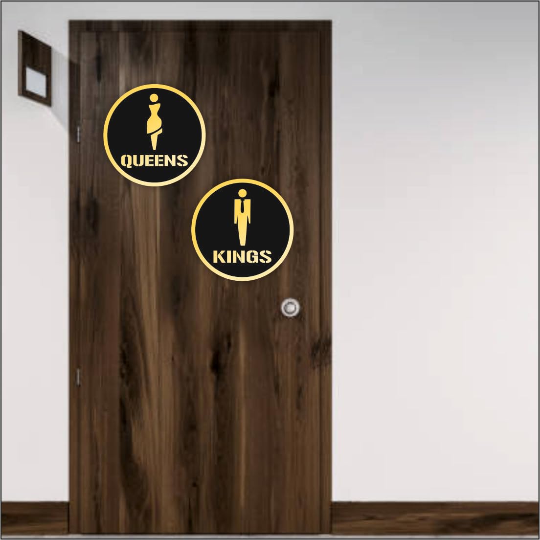 Zesta Men Women Self-Adhesive Acrylic Office Sign – image 3