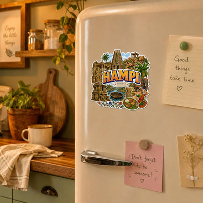 Zesta Hampi wooden fridge magnet - image 3