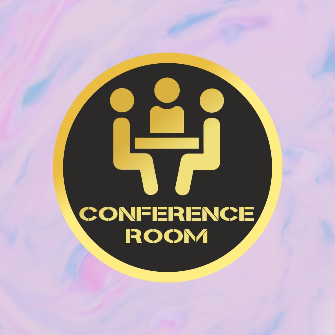 Zesta Conference Room self-adhesive acrylic sign - image 3