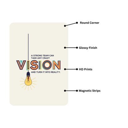 Zesta Vision self-adhesive MDF wooden wall hanging - image 3