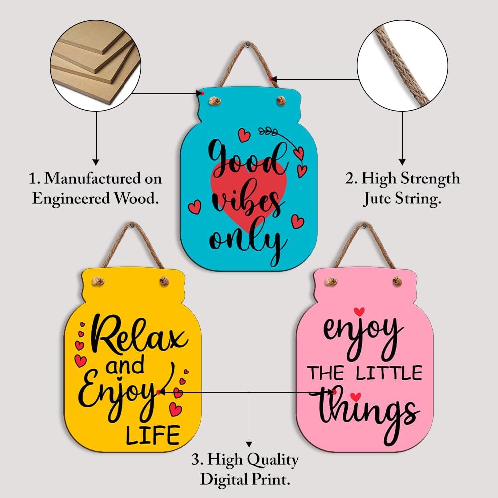 Zesta Jar Design 7 MDF wooden wall hanging - image 3