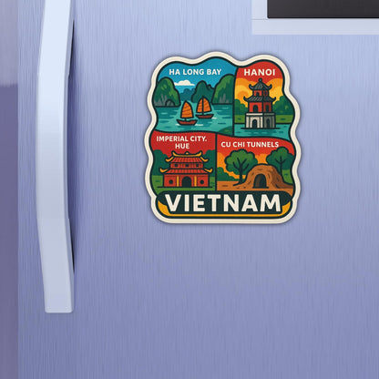 Zesta Vietnam wooden fridge magnet - image 3