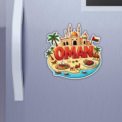 Zesta Oman wooden fridge magnet - image 3