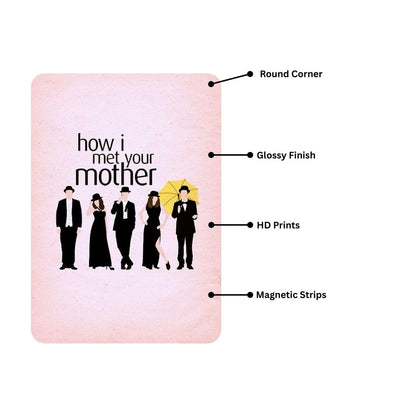 Zesta How I Met Your Mother self-adhesive MDF wooden wall hanging - image 3