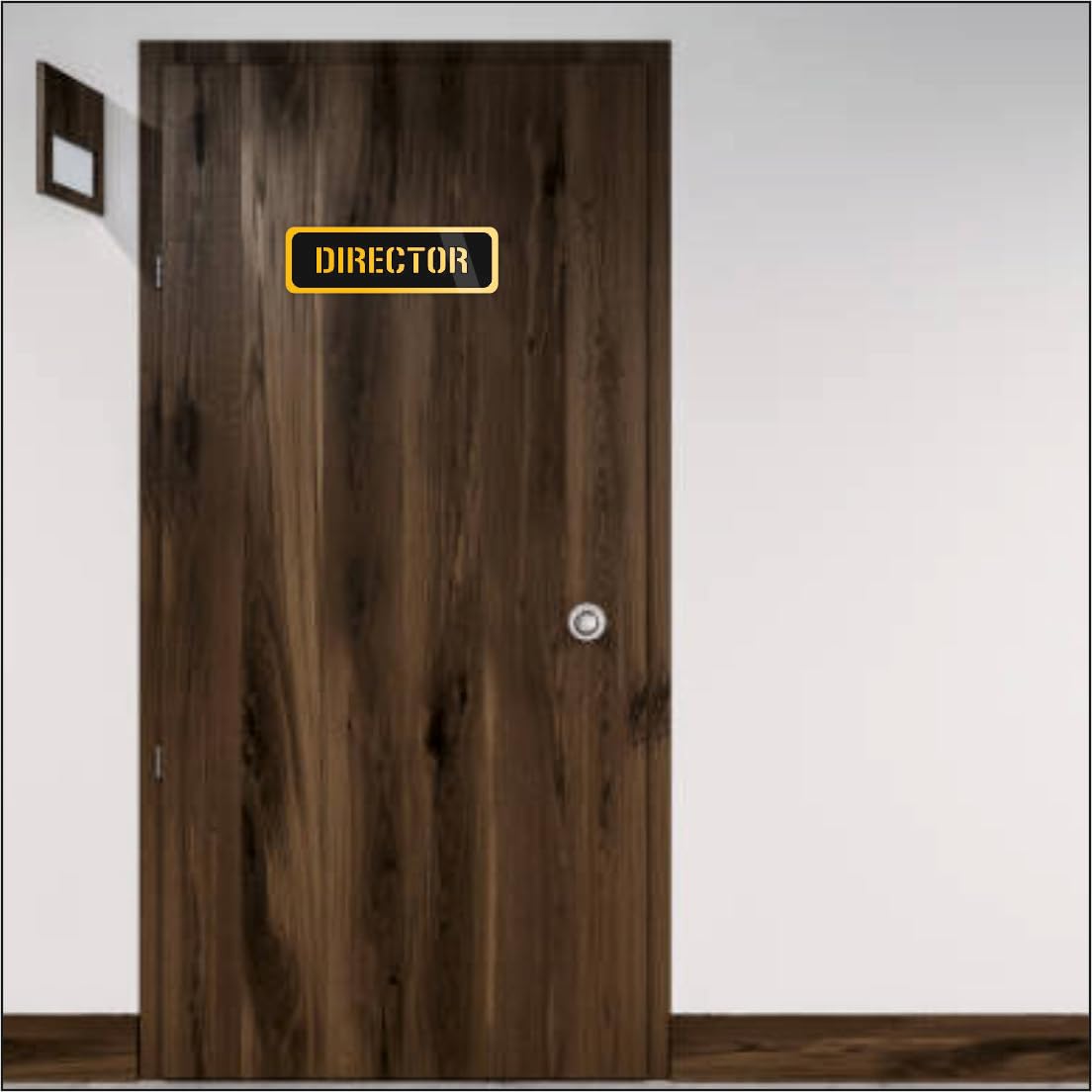 Zesta Director Self-Adhesive Acrylic Office Sign – image 3