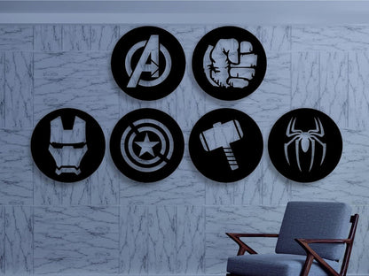 Otidge Avengers MDF wooden wall hanging - image 3