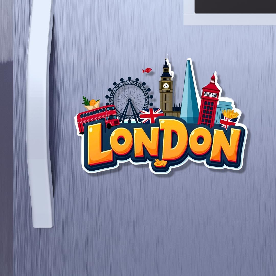 Zesta London wooden fridge magnet - image 3