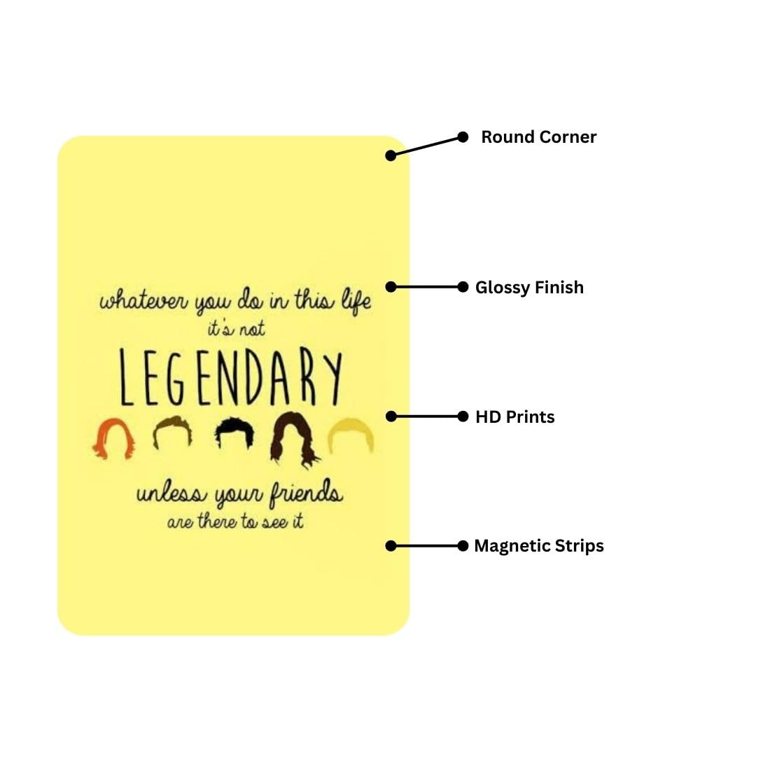 Zesta How I Met Your Mother – Design 2 self-adhesive MDF wooden wall hanging - image 3