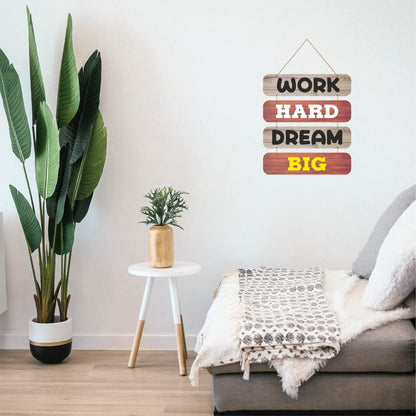 Zesta Dream Big MDF wooden wall hanging - image 3