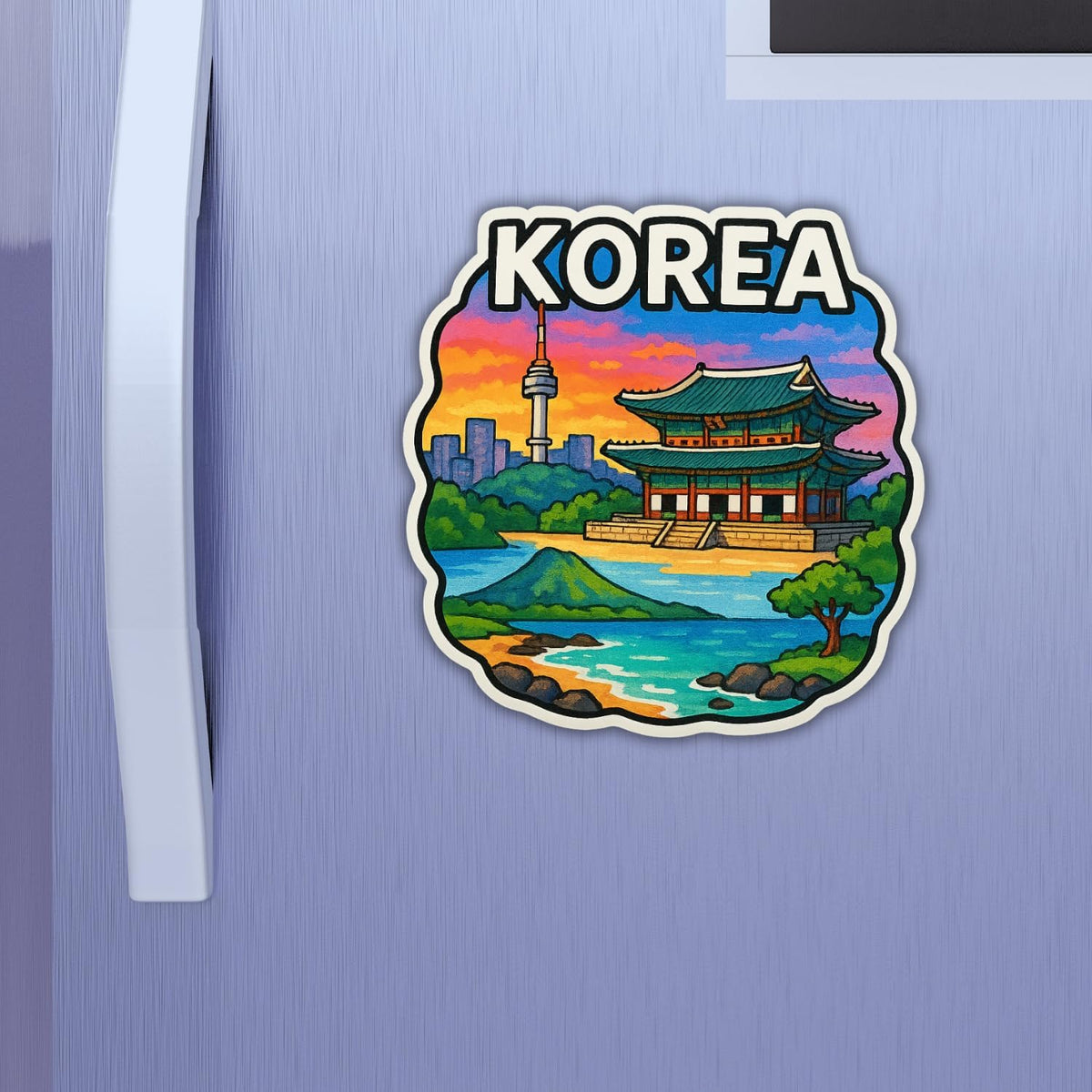Zesta South Korea wooden fridge magnet - image 3
