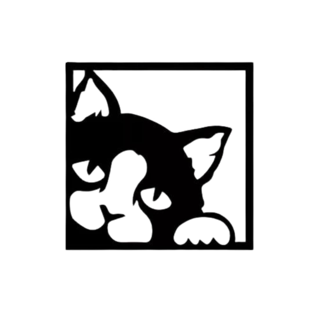 Zesta Single Cat MDF wooden wall hanging - image 3