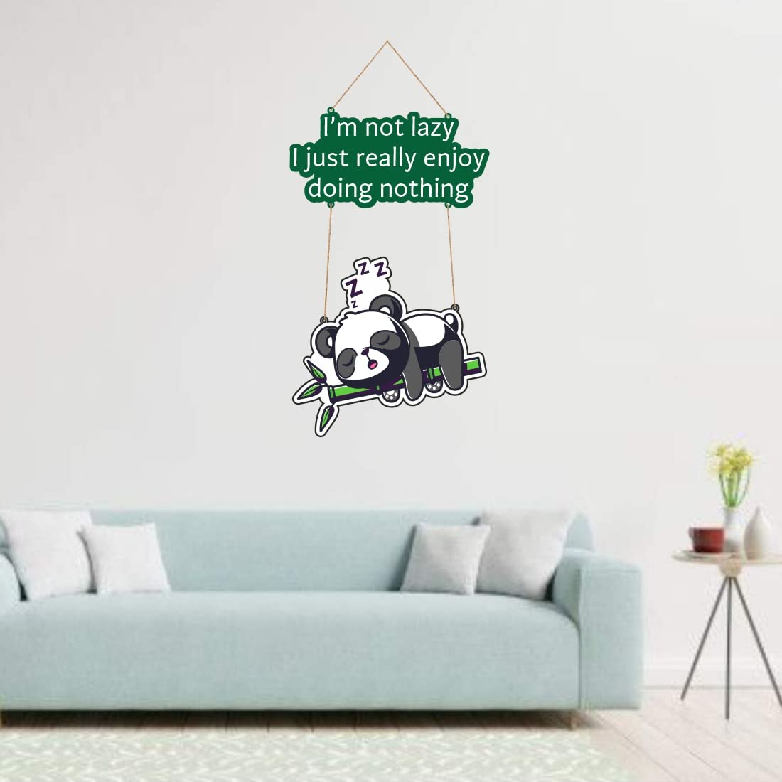 Zesta Panda MDF wooden wall hanging - image 3