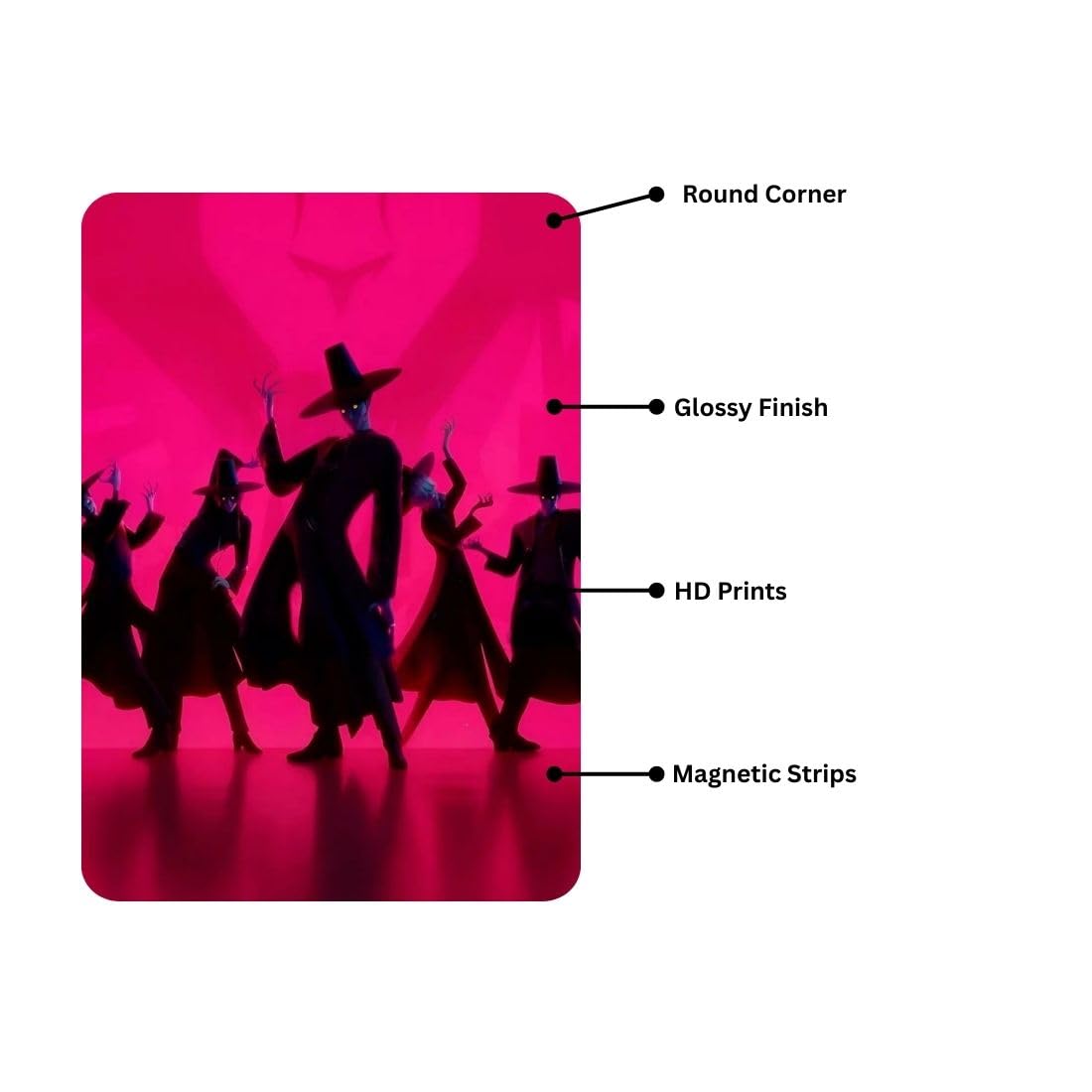 Zesta K Pop Drama Hunter self-adhesive MDF wooden wall hanging - image 3