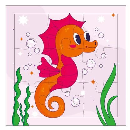 Otidge Sea Animals wooden jigsaw puzzles, pack of 4 - image 3