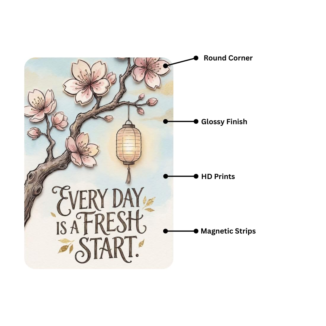 Zesta Motivational – Design 4 self-adhesive MDF wooden wall hanging - image 3
