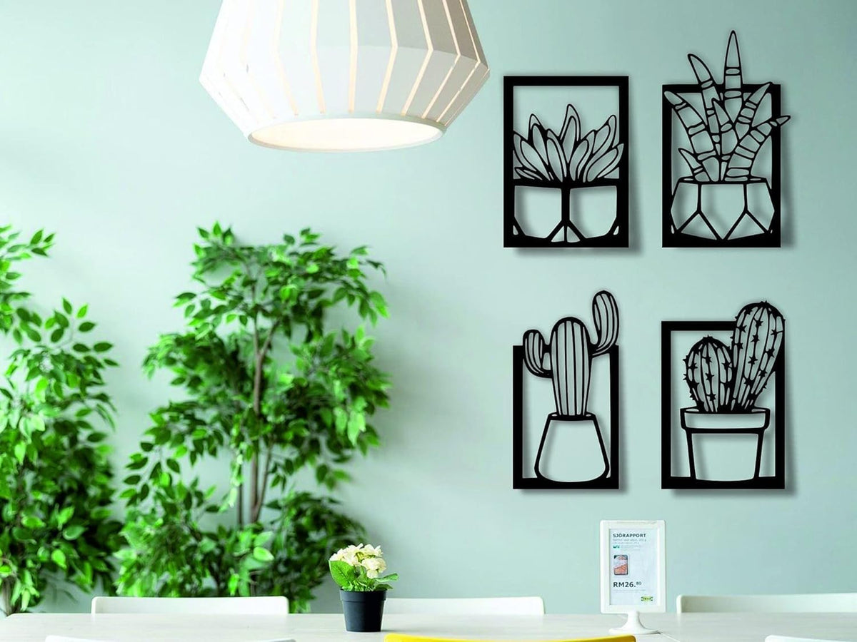 Otidge Plants MDF wooden wall hanging - image 3