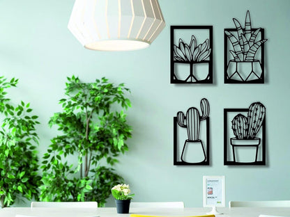 Otidge Plants MDF wooden wall hanging - image 3