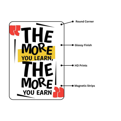 Zesta Learn and Earn self-adhesive MDF wooden wall hanging - image 3