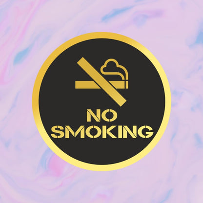 Zesta No Smoking self-adhesive acrylic sign - image 3