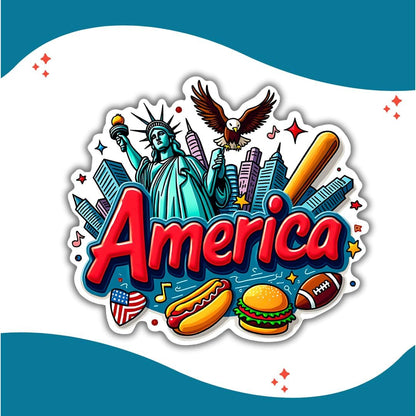 Zesta America wooden fridge magnet - image 3