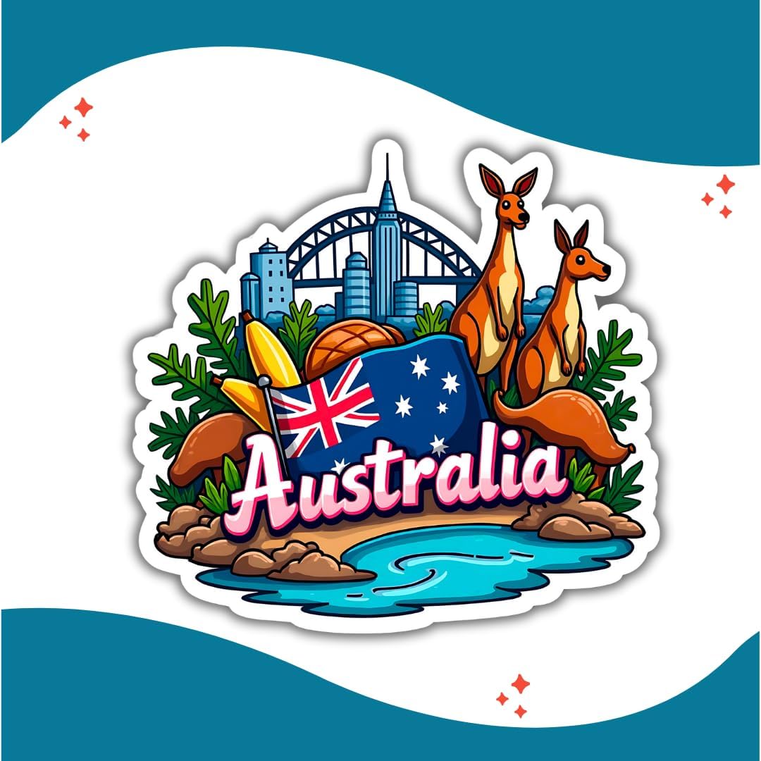 Zesta Australia wooden fridge magnet - image 3