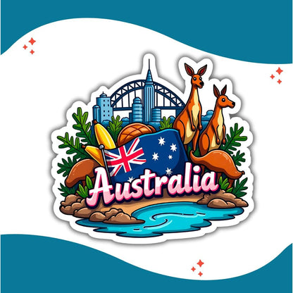 Zesta Australia wooden fridge magnet - image 3