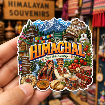 Zesta Himachal wooden fridge magnet - image 3
