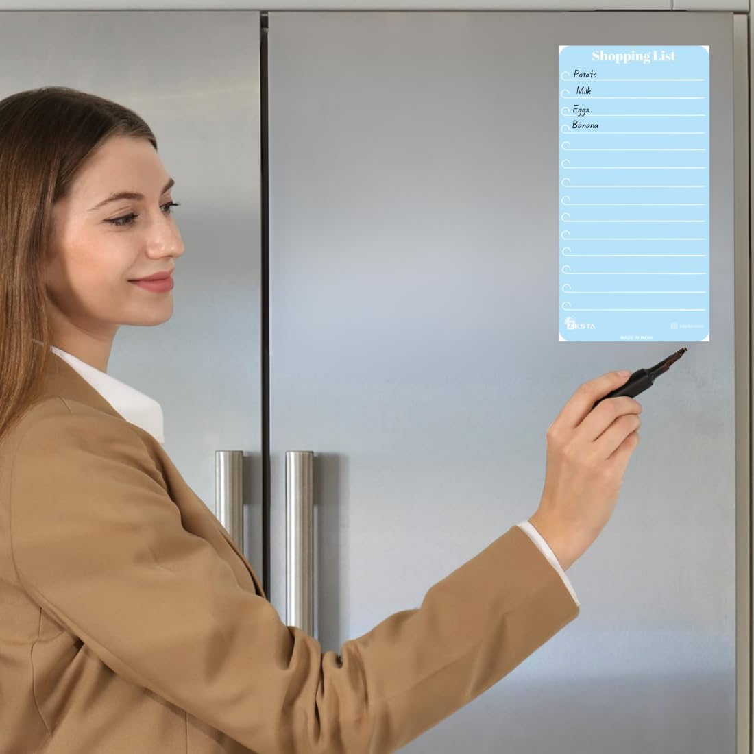 Zesta Pastel Rewritable Magnetic Fridge Planner – image 3