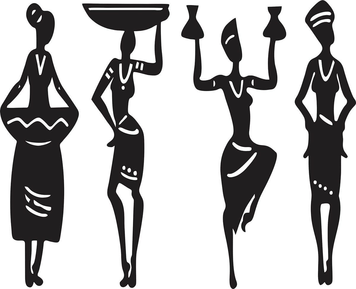 Otidge Indian Women MDF wooden wall hanging - image 3