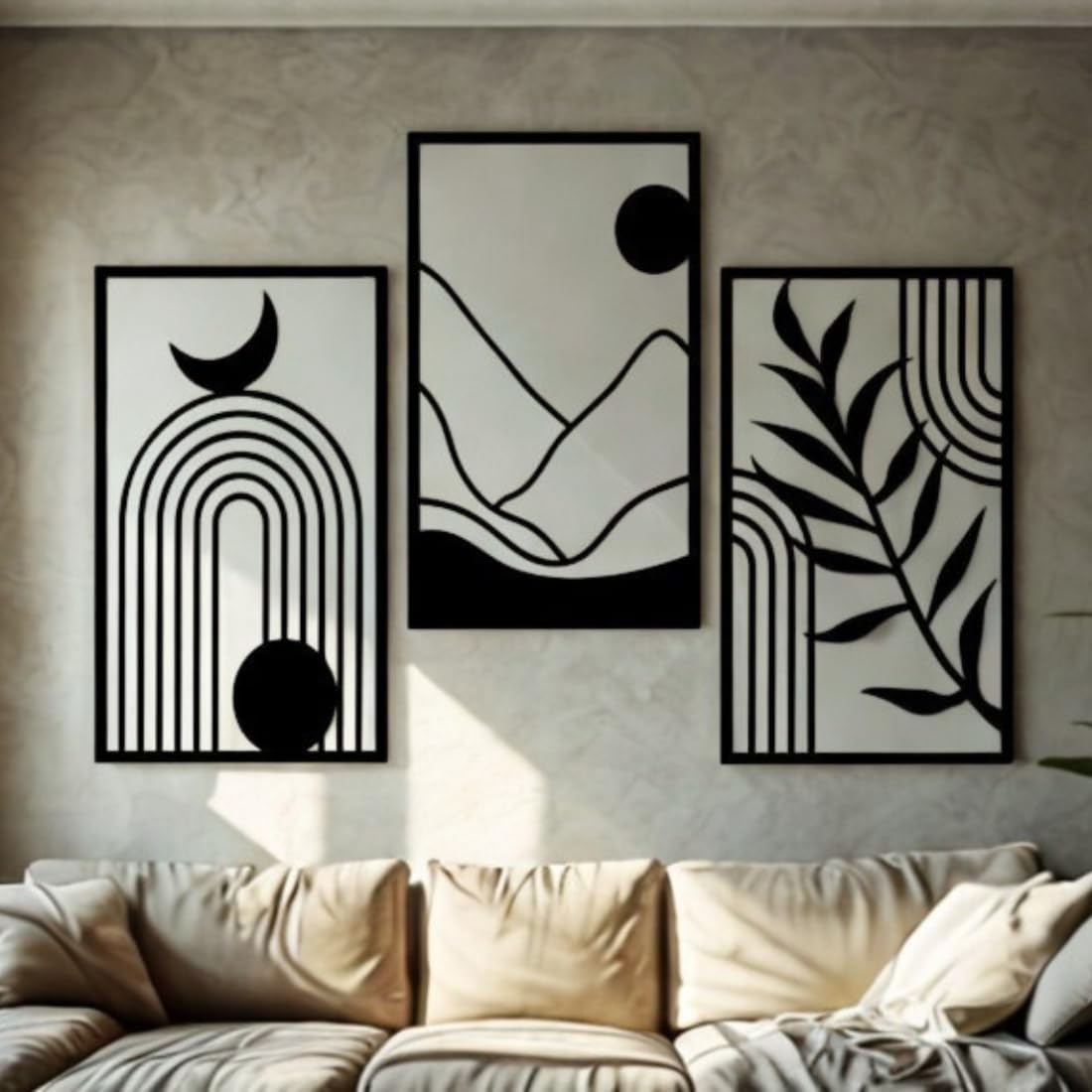 Zesta Scenery Rectangle MDF wooden wall hanging - image 3