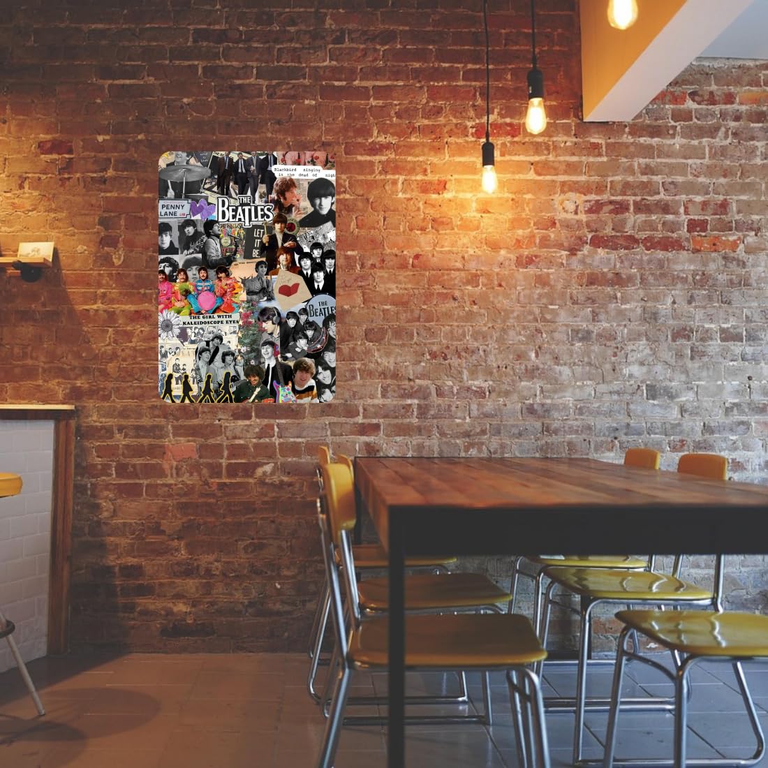 Zesta Beatles – Design 3 self-adhesive MDF wooden wall hanging - image 4