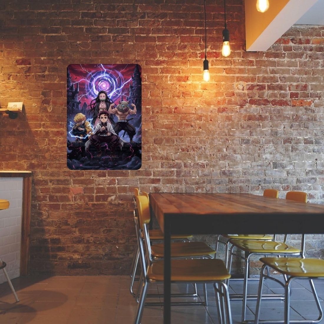 Zesta Demon Slayer self-adhesive MDF wooden wall hanging - image 4
