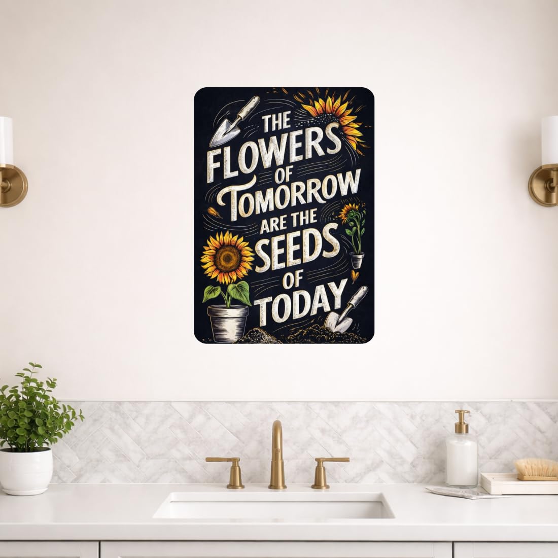 Zesta Motivational – Design 3 self-adhesive MDF wooden wall hanging - image 4