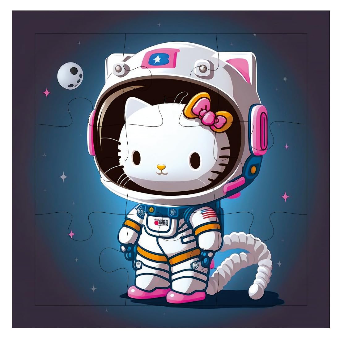 Otidge Hello Kitty wooden jigsaw puzzles, pack of 4 - image 4