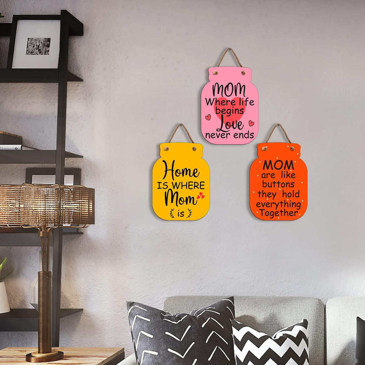Zesta Jar Design 9 MDF wooden wall hanging - image 4
