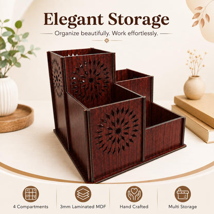 Zesta 4-Compartment Desk Organiser – image 8