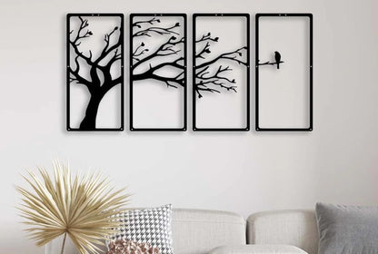 Zesta Birds MDF wooden wall hanging - image 4
