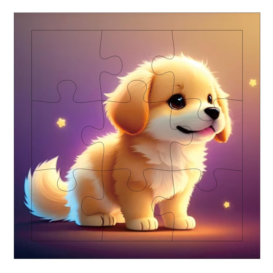 Otidge Dogs wooden jigsaw puzzles, pack of 4 - image 4