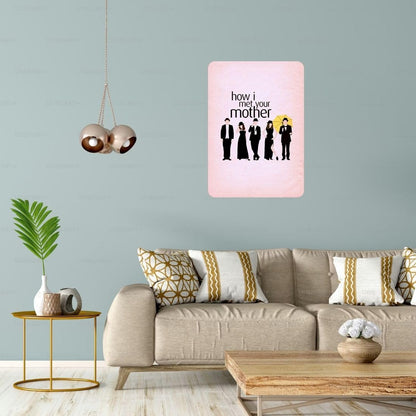 Zesta How I Met Your Mother self-adhesive MDF wooden wall hanging - image 4