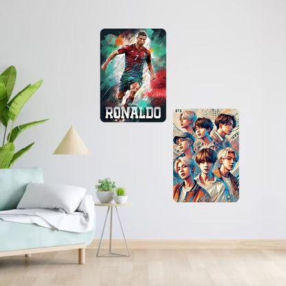 Zesta Ronaldo self-adhesive MDF wooden wall hanging - image 4