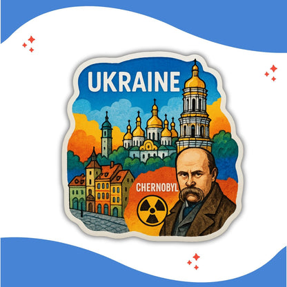 Zesta Ukraine wooden fridge magnet - image 4