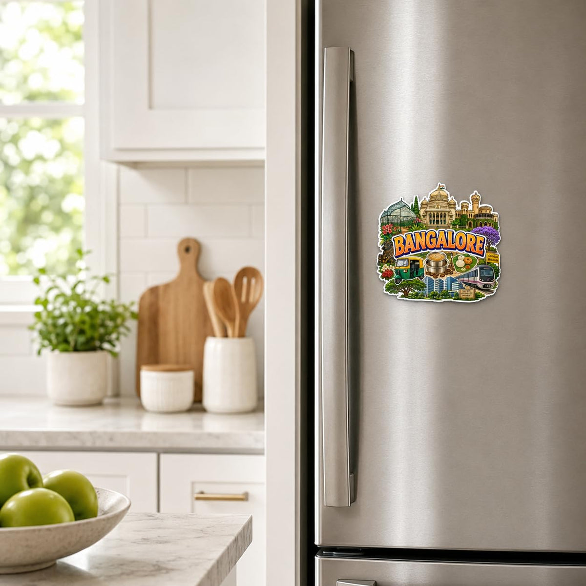 Zesta Bangalore wooden fridge magnet - image 4