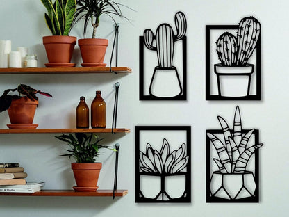 Otidge Plants MDF wooden wall hanging - image 4
