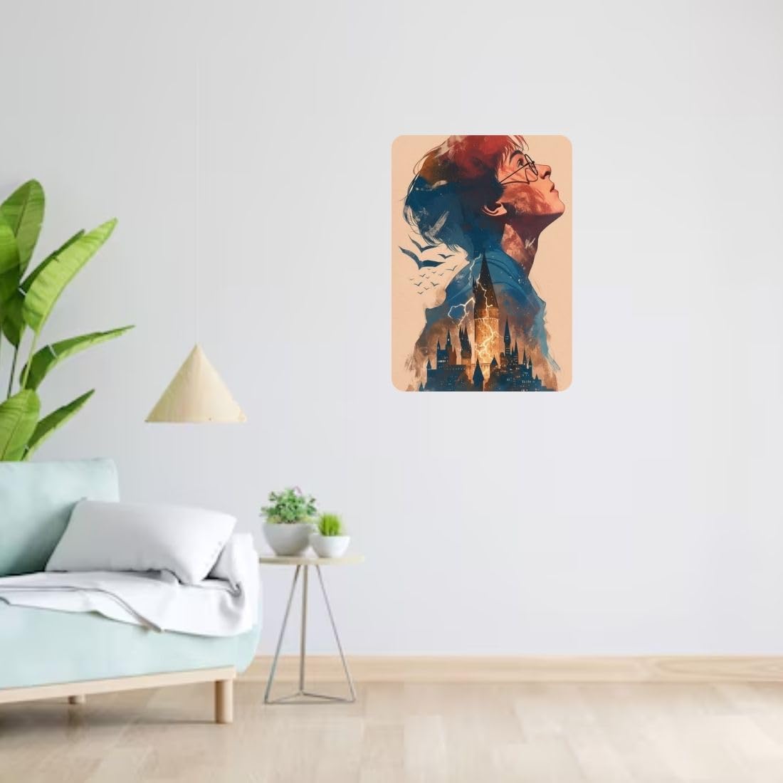 Zesta HP – Design 3 self-adhesive MDF wooden wall hanging - image 4