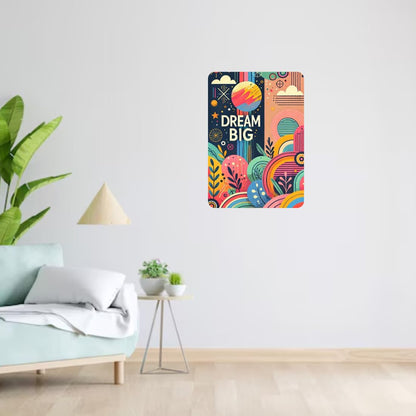 Zesta Dream Big – Design 2 self-adhesive MDF wooden wall hanging - image 4