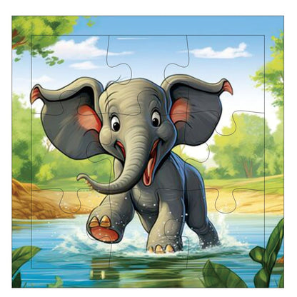 Otidge Animals wooden jigsaw puzzles, pack of 4 - image 4