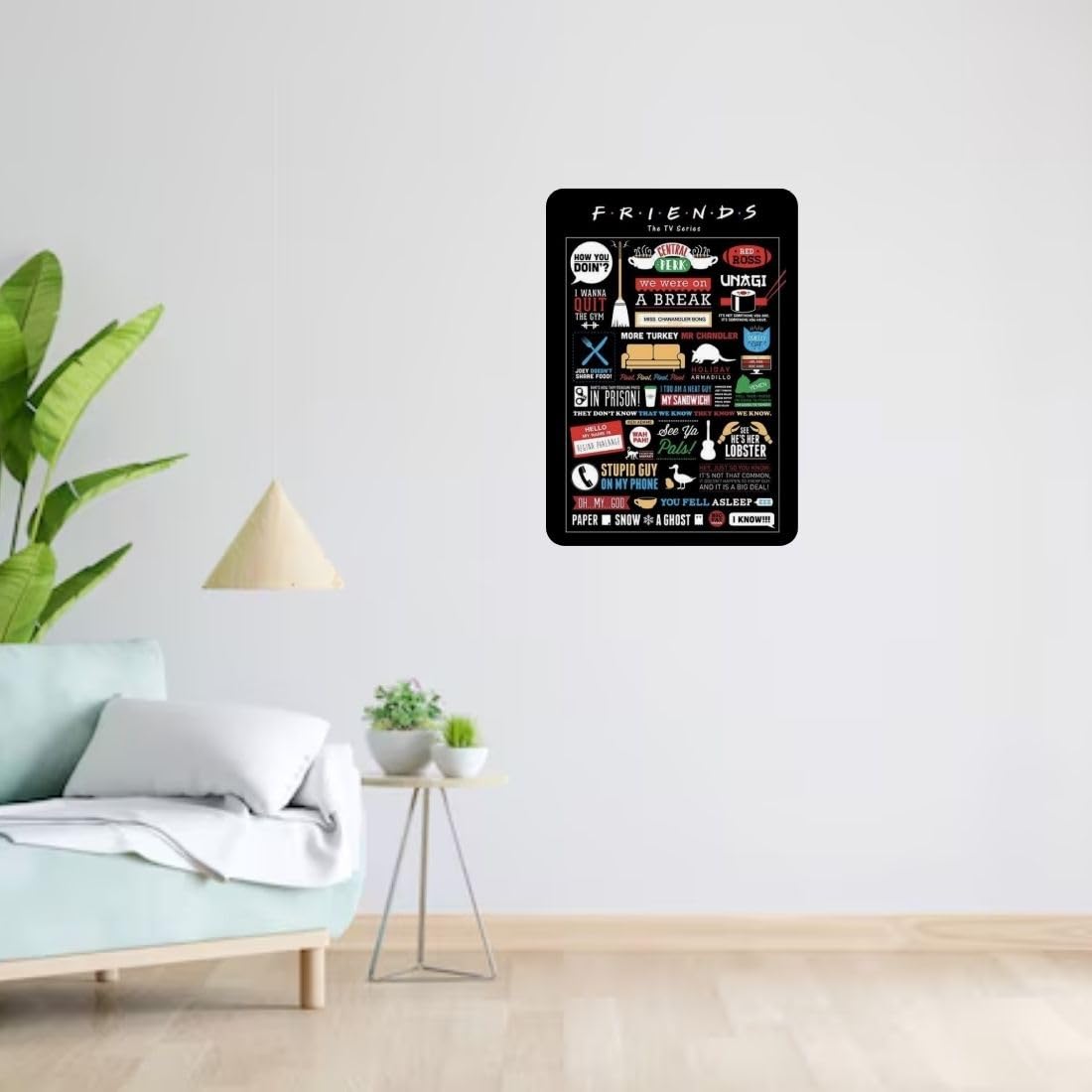 Zesta Friends – Design 3 self-adhesive MDF wooden wall hanging - image 4