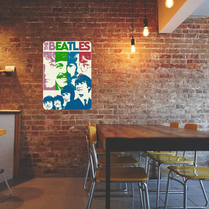 Zesta Beatles self-adhesive MDF wooden wall hanging - image 4