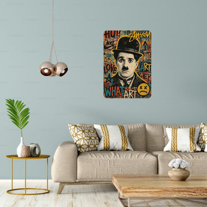 Zesta Charlie Chaplin self-adhesive MDF wooden wall hanging - image 4